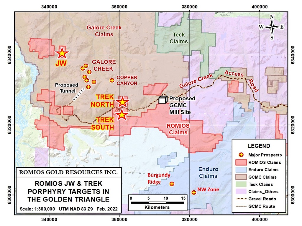 Map Gallery | Romios Gold Resources Inc.